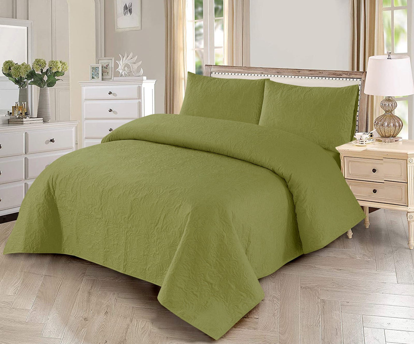 Luxury 3pc bed spread